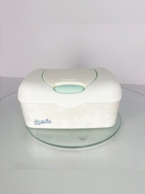 Charmin Freshmates Wipes Dispenser Pop Up Bathroom Holder White Tan Green